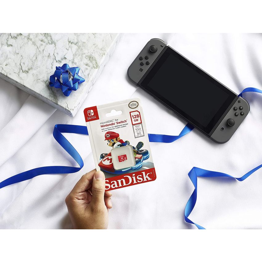 SanDisk 128GB MicroSDXC Card, Licensed for Nintendo Switch - SDSQXAO-128G-GNCZN