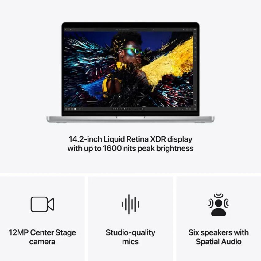MacBook Pro 14-inch - Apple M4 Pro chip - 1TB SSD - 14-Core CPU - 20-Core GPU - 24GB Memory (B.S Source) - Silver
