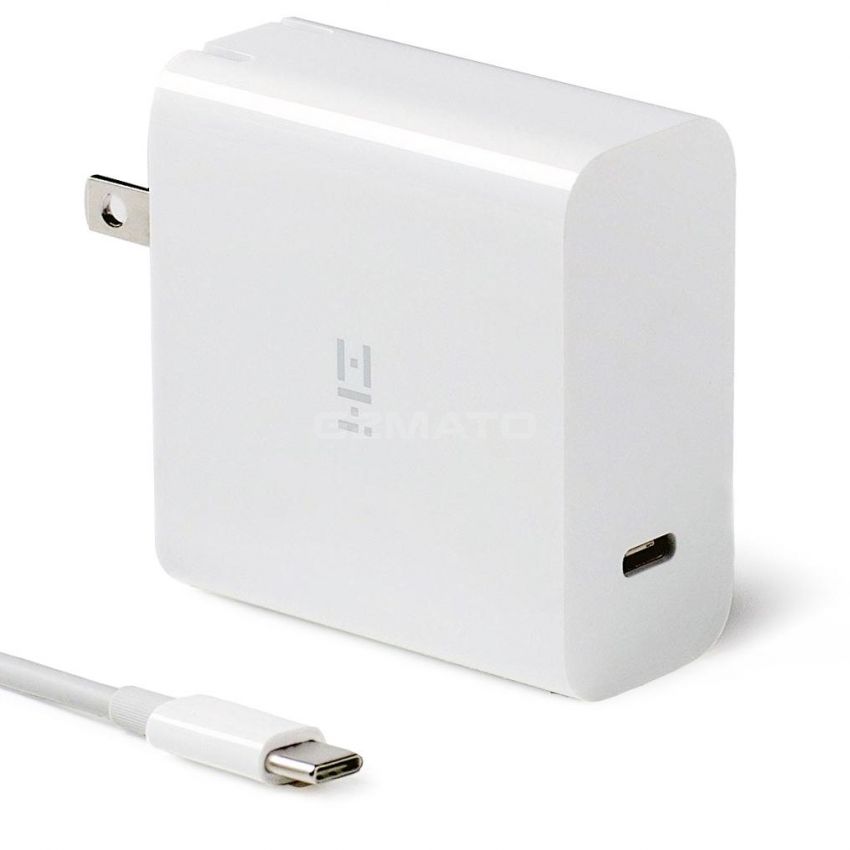 PowerPlug Turbo 45W USB-C PD Wall Charger with 5ft USB-C to USB-C Cable