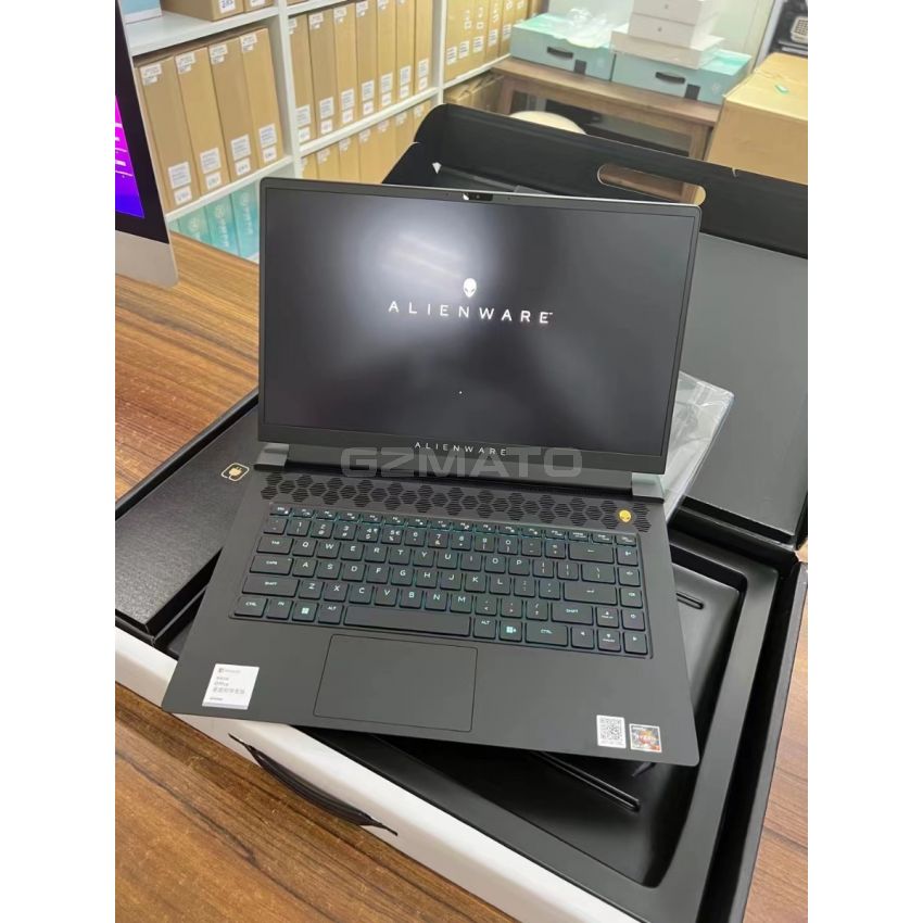 Alienware m15 R7 Gaming Laptop - 15.6-inch, AMD Ryzen R7-5800H,16GB RAM, 512GB SSD, NVIDIA GeForce RTX 3050Ti, 165Hz Full HD Display, Bluetooth, HDMI, USB-C, Wi-Fi 6, Windows 10 Home - Black