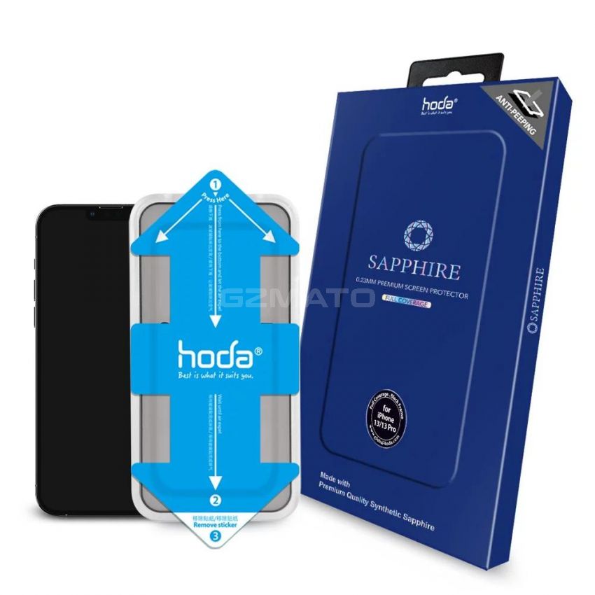 Hoda Anti-Peeper (Privacy) Sapphire Screen Protector 5.4