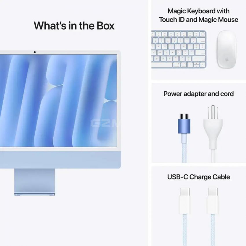 Apple - iMac 24-inch All-in-One 512GB SSD - M4 chip 10-Core CPU - 10-Core GPU - Built for Apple Intelligence - (Latest Model)