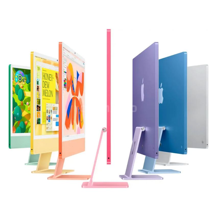 Apple - iMac 24-inch All-in-One 256GB SSD 16GB Memory - M4 chip - 10-Core CPU - 10-Core GPU Built for Apple Intelligence - (Latest Model)