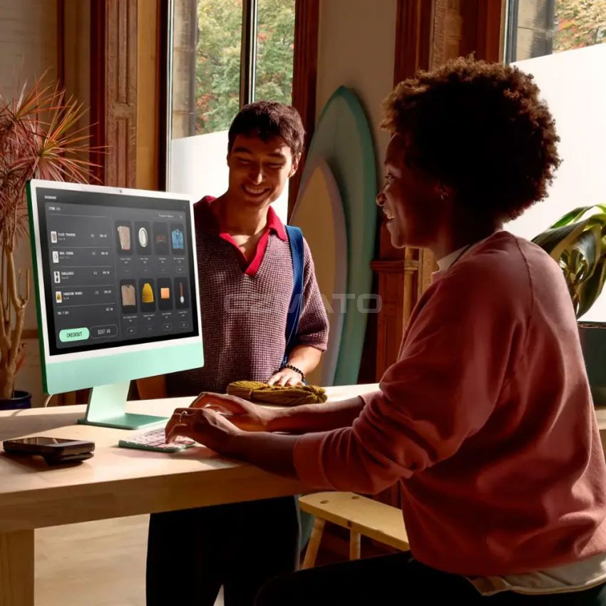 Apple - iMac 24-inch All-in-One 256GB SSD 16GB Memory - M4 chip - 8-Core CPU - 8-Core GPU Built for Apple Intelligence - (Latest Model) 