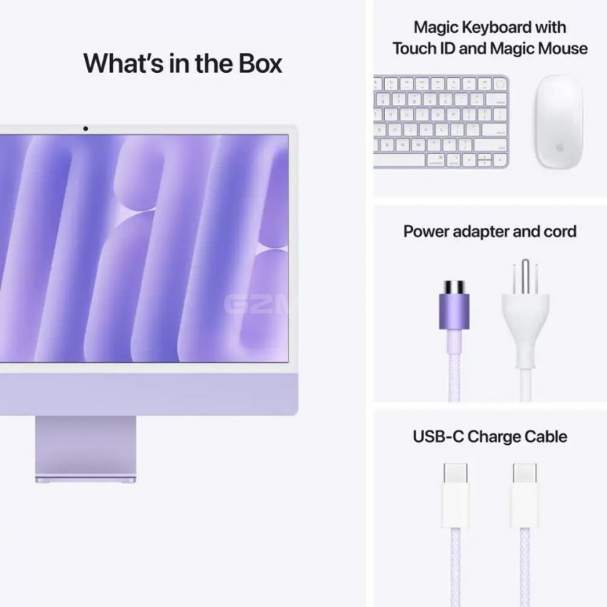 Apple - iMac 24-inch All-in-One 256GB SSD 16GB Memory - M4 chip - 8-Core CPU - 8-Core GPU Built for Apple Intelligence - (Latest Model) 
