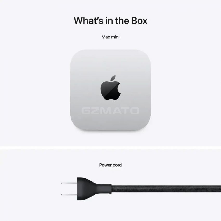 Apple - Mac mini Desktop - M4 chip - 256GB SSD - 16GB Memory - 10-Core-CPU - 10-Core-GPU - Built for Apple Intelligence - Silver