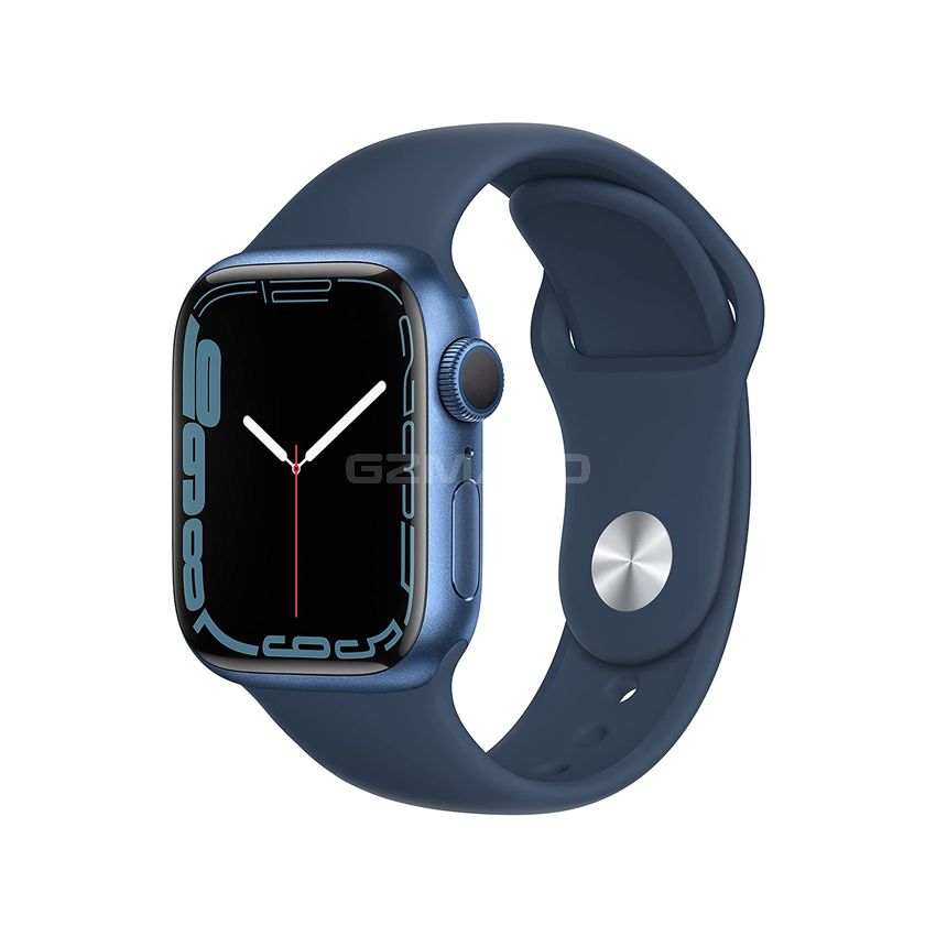 Apple Watch Series 7 Aluminum with Sport Band-Blue-GPS + Cellular-41mm