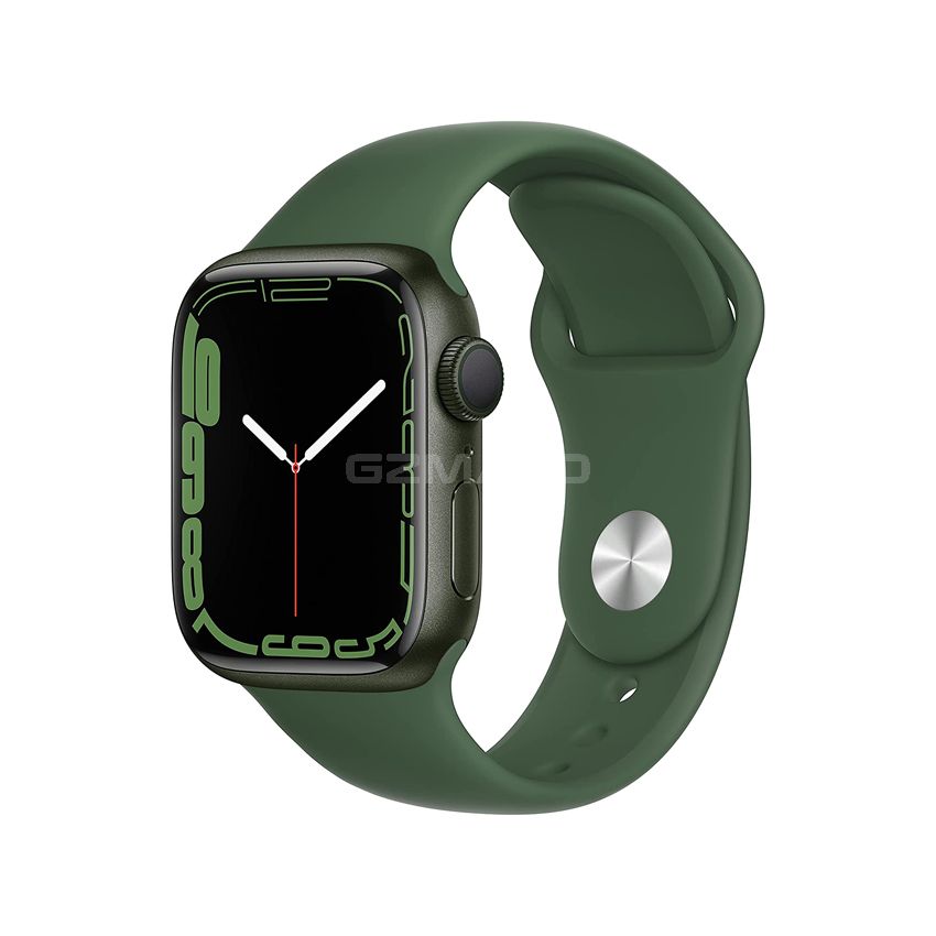 Apple Watch Series 7 Aluminum with Sport Band-Green-GPS-45mm