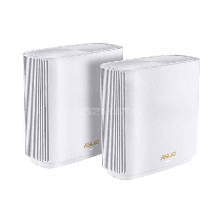 ASUS ZenWiFi AX6600 Tri-Band Mesh WiFi 6 System (XT8 2PK) - Whole Home Coverage up to 5500 sq.ft & 6+ rooms, AiMesh, Included Lifetime Internet Security, Easy Setup, 3 SSID, Parental Control - White