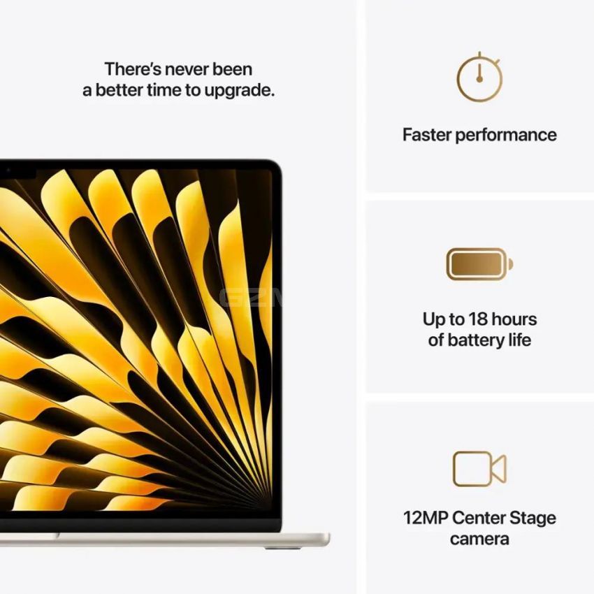 Apple - 15-inch MacBook Air M4 chip 256GB SSD 16GB Memory 10-Core CPU 10-Core GPU Built for Apple Intelligence - Starlight