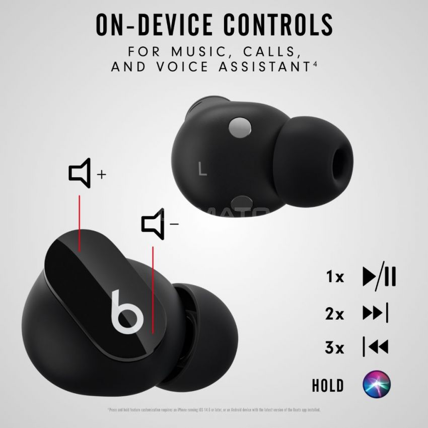 Beats Studio Buds – True Wireless Noise Cancelling Bluetooth Earbuds-Black