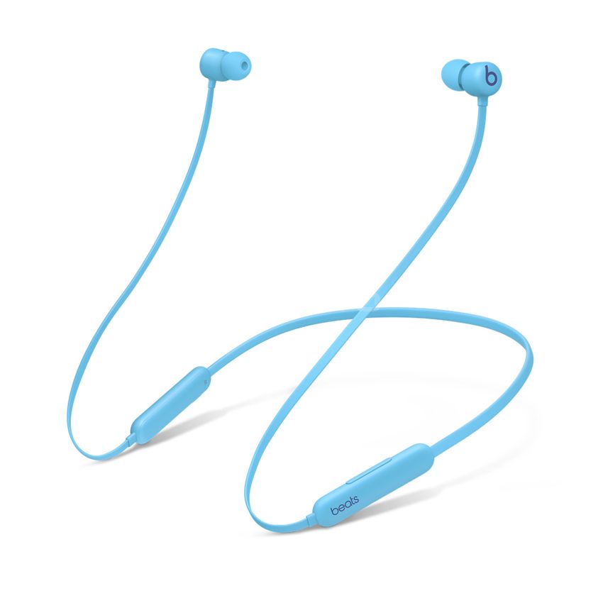 Beats Flex Wireless Earbuds – Apple W1 Headphone Chip, Magnetic Earphones, Class 1 Bluetooth, 12 Hours of Listening Time, Built-in Microphone - -Blue