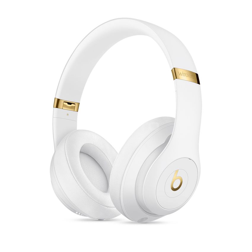 Beats Studio3 Wireless Noise Cancelling Over-Ear Headphones - Apple W1 Headphone Chip, Class 1 Bluetooth, 22 Hours of Listening Time, Built-in Microphone - -White