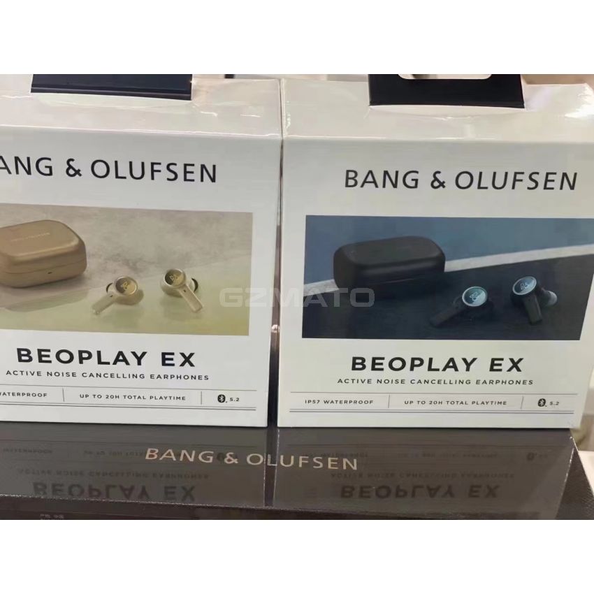 Bang & Olufsen Beoplay EX - Wireless Bluetooth Earphones with Microphone and Active Noise Cancelling, Waterproof, 20 Hours of Playtime