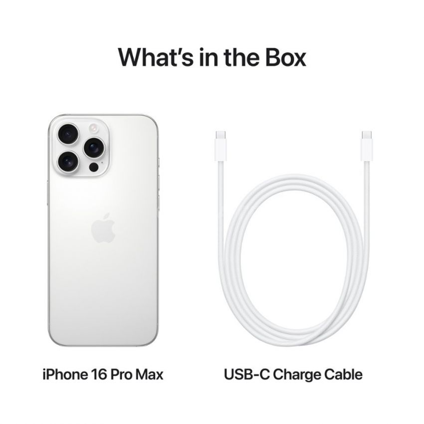 Apple - iPhone 16 Pro Max 1TB Factory Unlocked - White Titanium