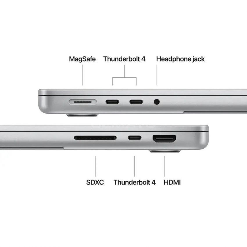 MacBook Pro 14-inch - Apple M4 Pro chip - 1TB SSD - 14-Core CPU - 20-Core GPU - 24GB Memory (B.S Source) - Silver