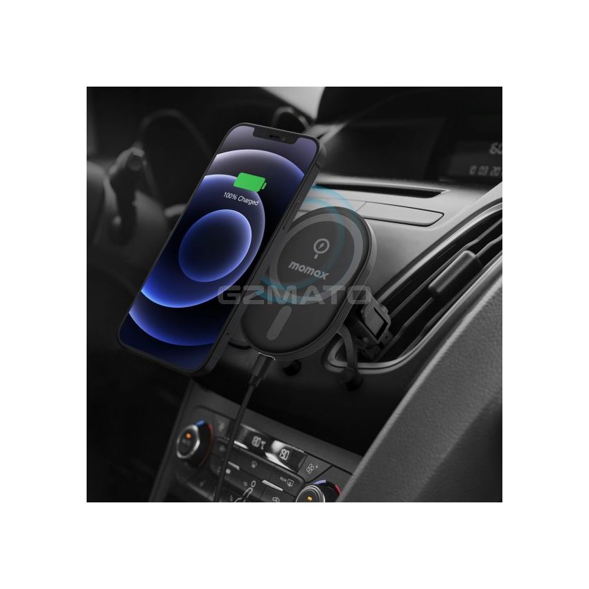 MOMAX Q. Mag Mount Magnetic Wireless Charging Car Mount CM17