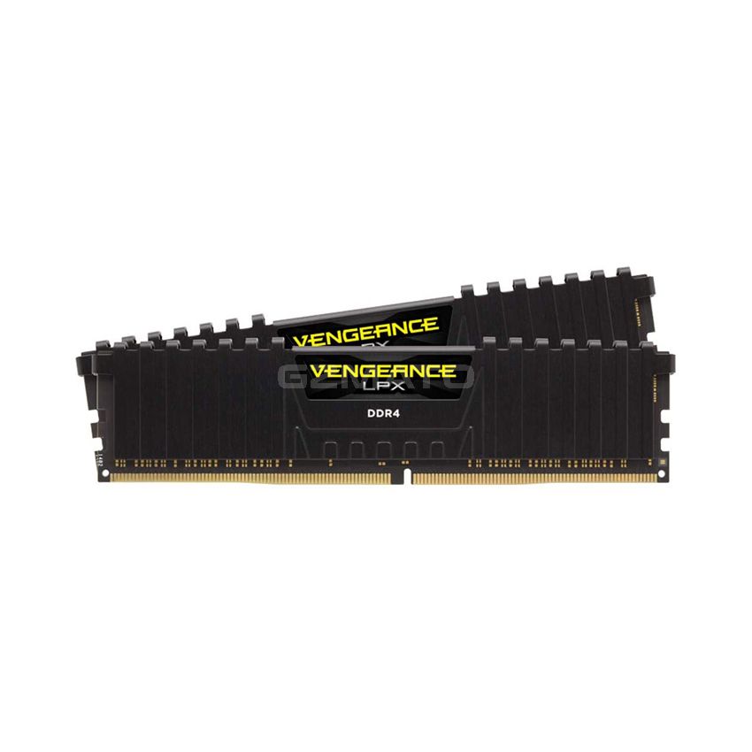 Corsair Vengeance LPX 16GB (2x8GB) DDR4 DRAM 3000MHz C15 Desktop Memory Kit - Black (CMK16GX4M2B3000C15)