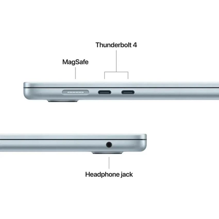 Apple - 15-inch MacBook Air M4 chip 512GB SSD 16GB Memory 10-Core CPU 10-Core GPU Built for Apple Intelligence - Sky Blue