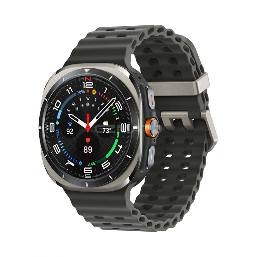 Samsung - Galaxy Watch Ultra 47mm LTE Titanium Smartwatch - Titanium Silver