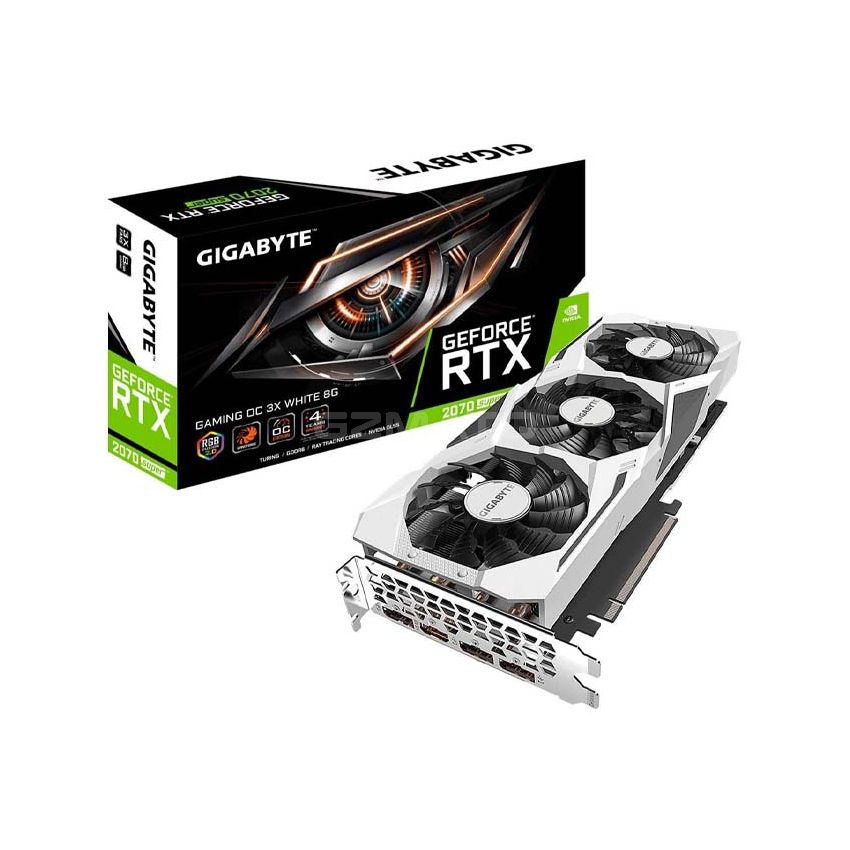 Gigabyte GeForce RTX 2070 Super Gaming OC White 8G Graphics Card, 3x WindForce Fans, 8GB 256-Bit GDDR6, GV-N207SGamingOC White-8GD Video Card