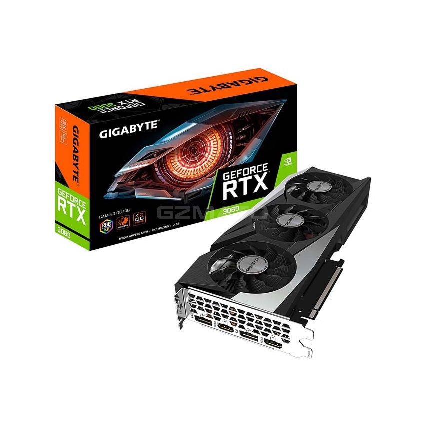 GIGABYTE GeForce RTX 3060 Gaming OC 12G Graphics Card, 3X WINDFORCE Fans, 12GB 192-bit GDDR6, GV-N3060GAMING OC-12GD Video Card
