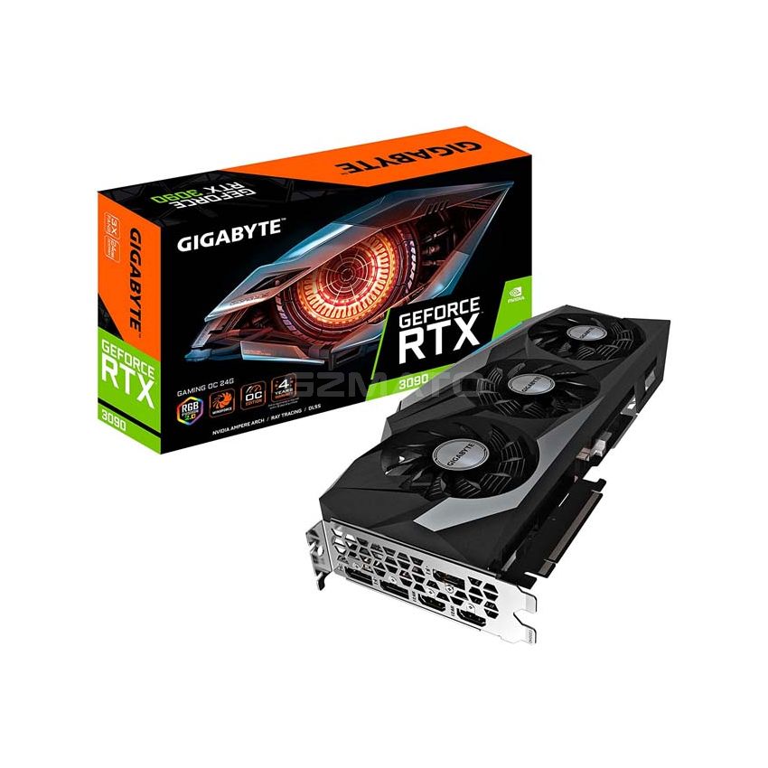 Gigabyte GeForce RTX 3090 Gaming OC 24G Graphics Card, 3X WINDFORCE Fans, 24GB 384-bit GDDR6X, GV-N3090GAMING OC-24GD Video Card