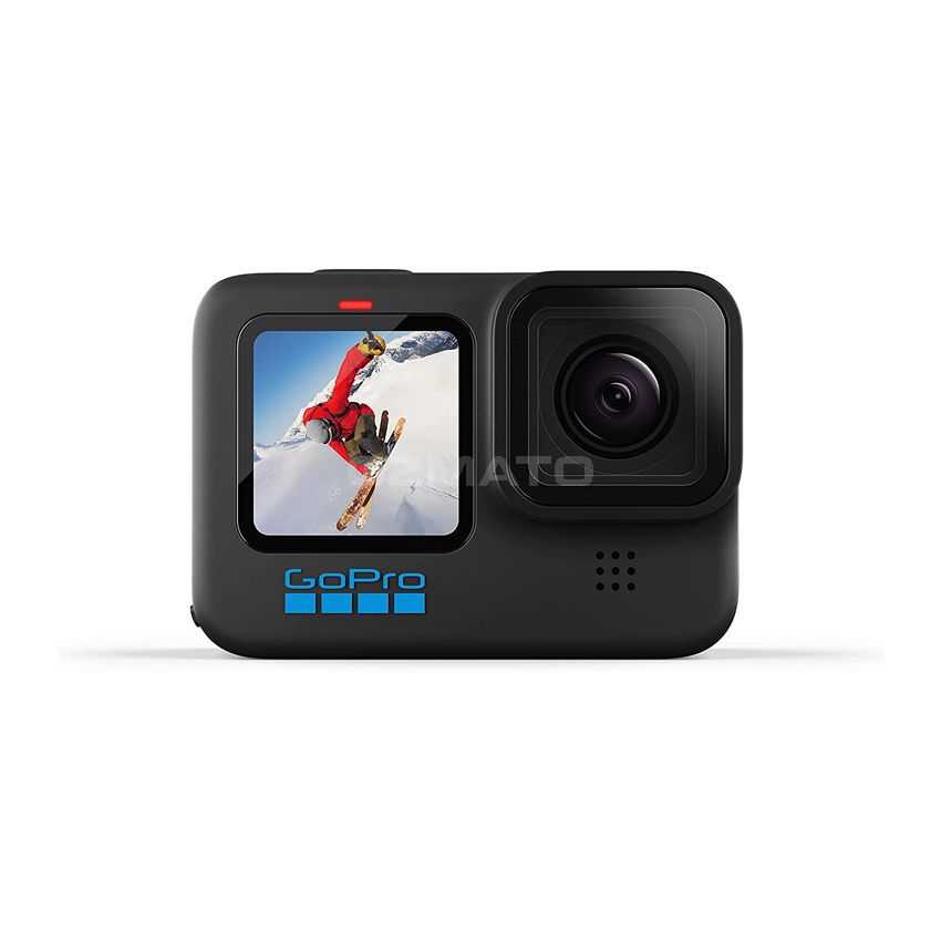 GoPro HERO10 Black - Waterproof Action Camera with Front LCD and Touch Rear Screens, 5.3K60 Ultra HD Video, 23MP Photos, 1080p Live Streaming, Webcam, Stabilization