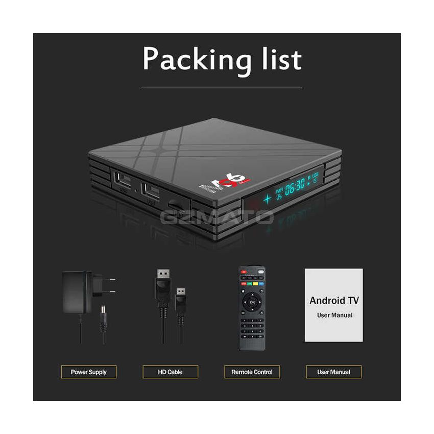 Skyline M96-H8 Factory 2023 Smart Tv Box Android 12 HDR 4GB RAM Allwinner H618 Android 12 Smart TV Box