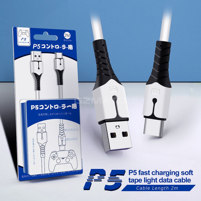 IINE USB-C Charger Cable For PlayStation 5 Controller Power Charging Cord For Sony Playstation 5 PS4 Gampad Joystick Game Accessories