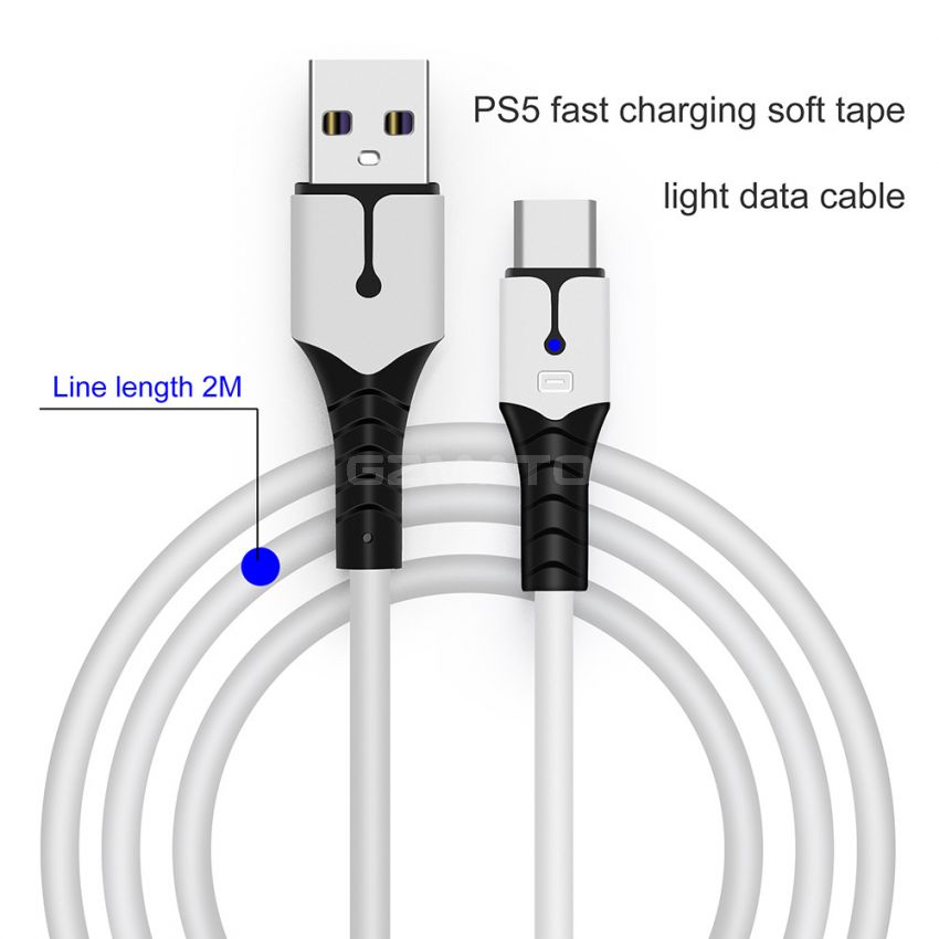 IINE USB-C Charger Cable For PlayStation 5 Controller Power Charging Cord For Sony Playstation 5 PS4 Gampad Joystick Game Accessories