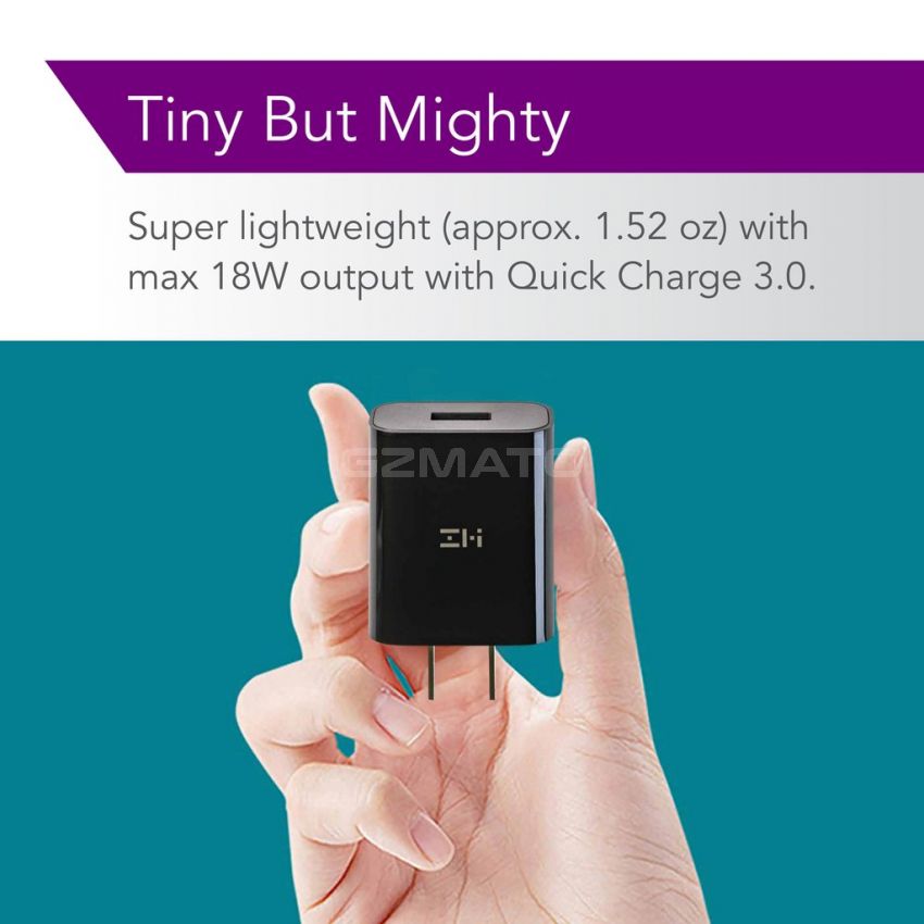 zPower Turbo 18W Quick Charge 3.0 Wall Charger 