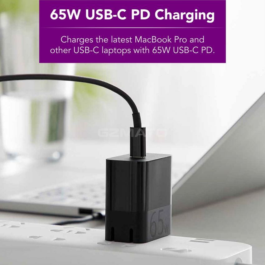 zPower™ Turbo 65W USB-C PD Wall Charger