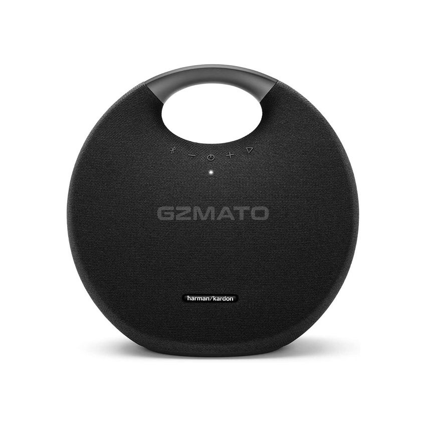 Harman Kardon Onyx Studio 6 Wireless Bluetooth Speaker - IPX7 Waterproof Extra Bass Sound System with Rechargeable Battery and Built-in Microphone - Black