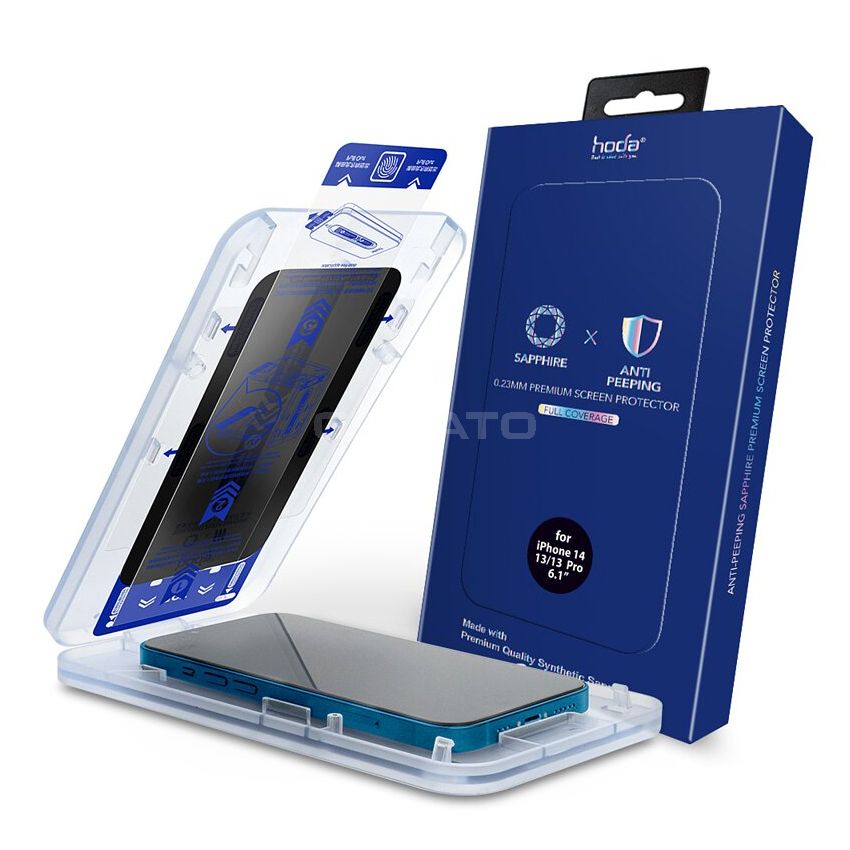 hoda iPhone 14, Pro, Max Anti-Peeper (Privacy) Sapphire Screen Protector 6.1