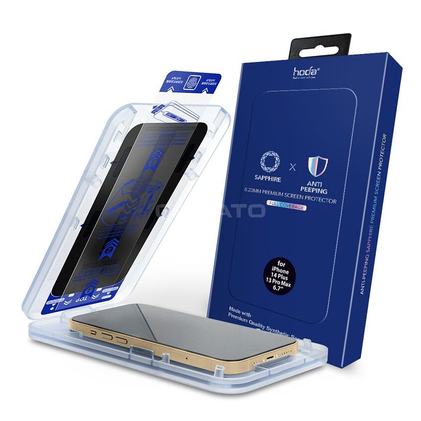 hoda iPhone 14, Pro, Max Anti-Peeper (Privacy) Sapphire Screen Protector 6.1