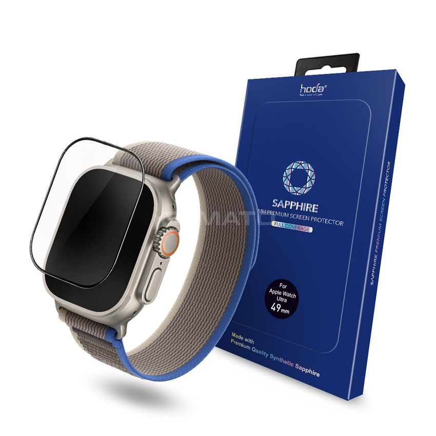 hoda Apple Watch Ultra 49mm Sapphire Full Coverage Screen Protector|Taiwan hoda