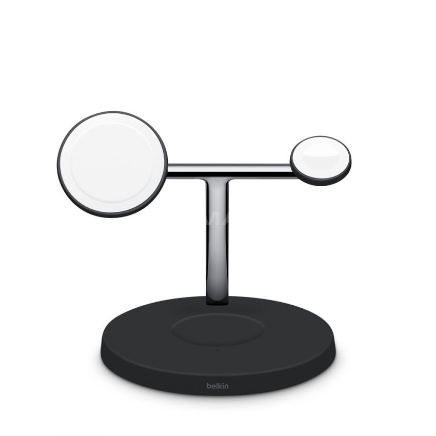 Belkin BOOST↑CHARGE PRO 3-in-1 Wireless Charger with MagSafe-Black