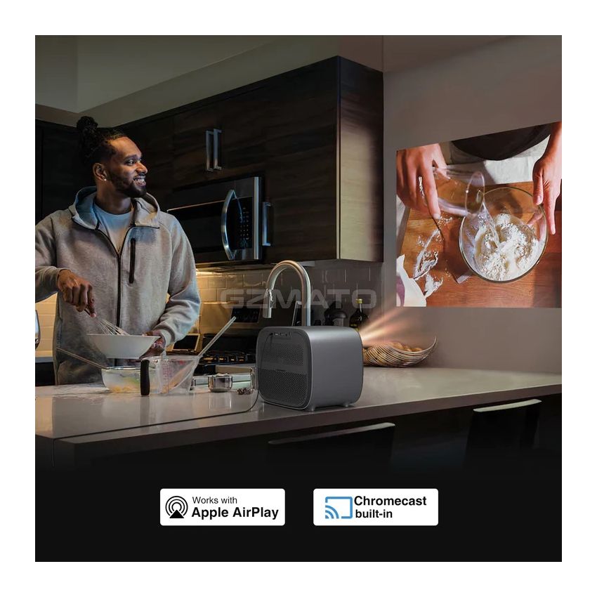 Pokitter K1S Relaks SE Full-HD Home Projector with Android TV Built-in