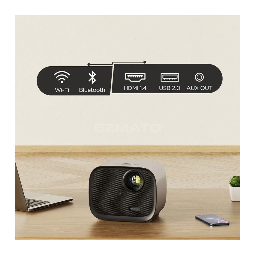 Pokitter K1S Relaks SE Full-HD Home Projector with Android TV Built-in