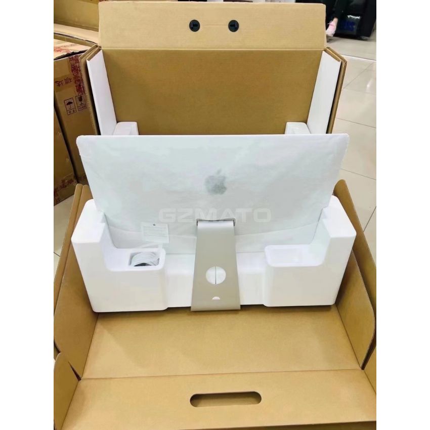 Apple iMac 27-Inch Intel Core i5 3.1Ghz 10th-Gen 8GB RAM SSD 256GB Radeon Pro 5300 4GB DDR6 Graphic Card 5K Retina Display Nano-texture - 2020 MXWT2CH/A Silver - Official Refurbished