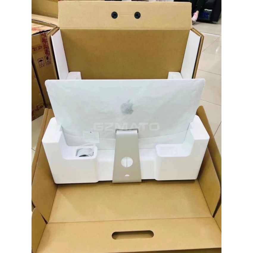 Apple iMac 27-Inches IntelCore i5 3.3Ghz 10th-Gen 8GB RAM SSD 512GB Radeon Pro 5300 4GB DDR6 Graphic Card 5K Retina Display Nano-texture - 2020 MXWU2CH/A Silver
