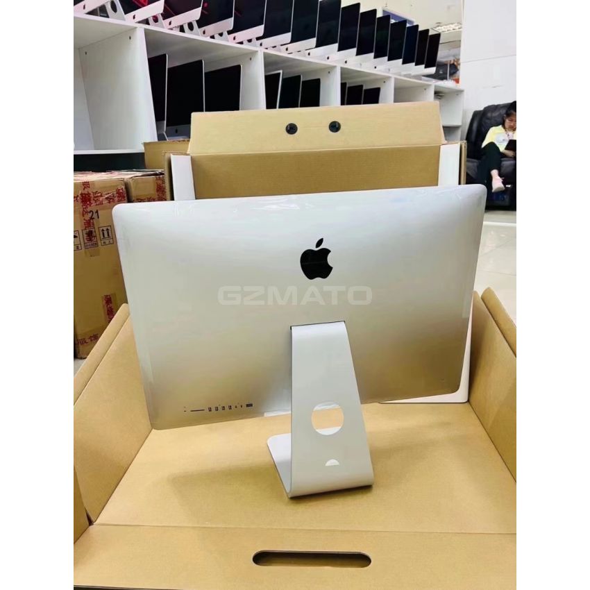Apple iMac 27-Inch Intel Core i5 3.1Ghz 10th-Gen 8GB RAM SSD 256GB Radeon Pro 5300 4GB DDR6 Graphic Card 5K Retina Display Nano-texture - 2020 MXWT2CH/A Silver - Official Refurbished
