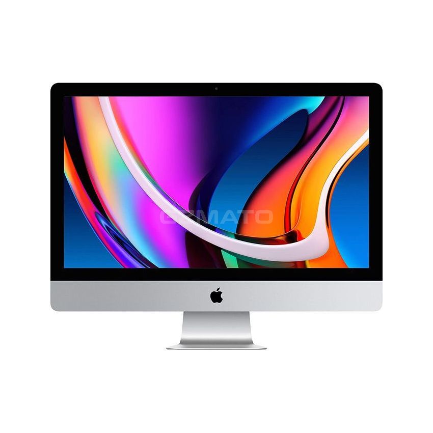 Apple iMac 27-Inches IntelCore i5 3.3Ghz 10th-Gen 8GB RAM SSD 512GB Radeon Pro 5300 4GB DDR6 Graphic Card 5K Retina Display Nano-texture - 2020 MXWU2CH/A Silver