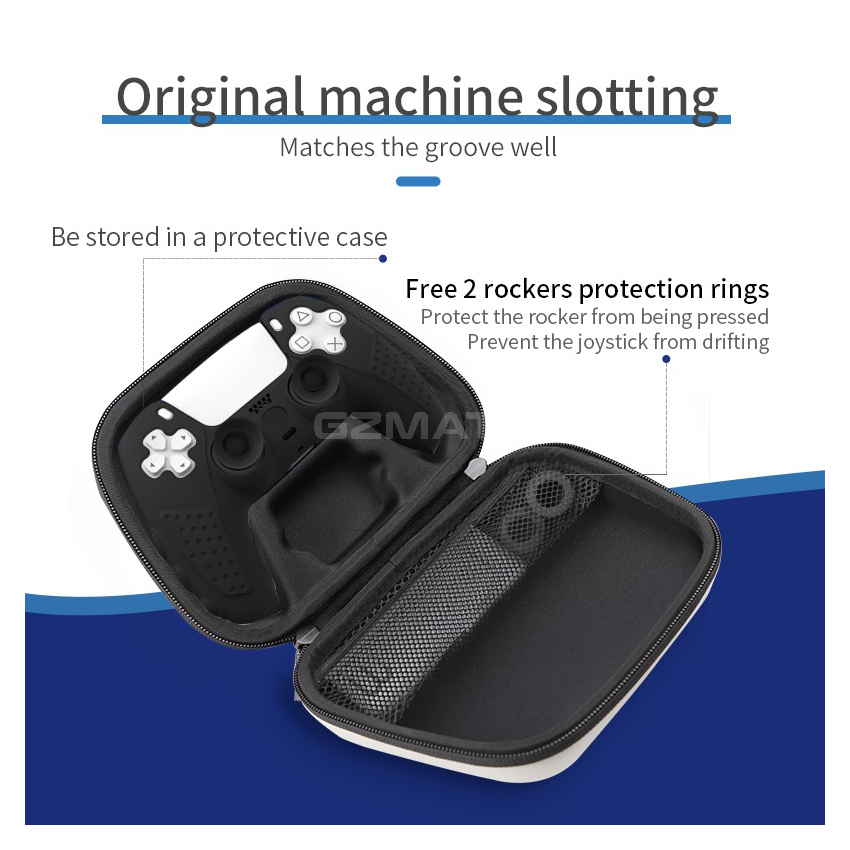 IINE For ps5 accessories Storage Bag portable carrying case handbag EVA Shockproof Protective Cover for ps5 dualsense Controller