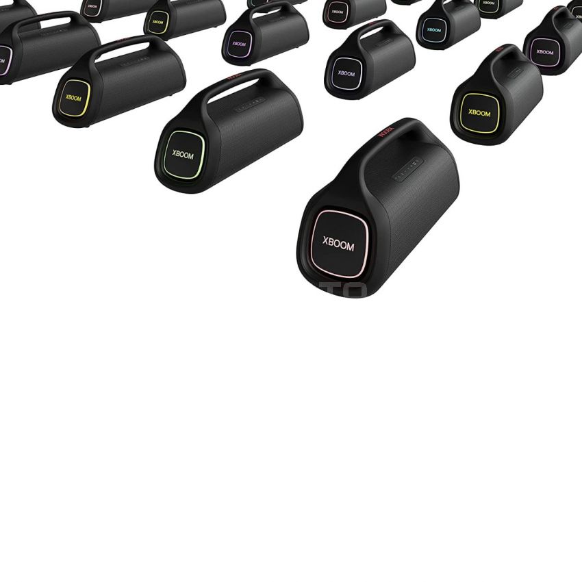 LG XBOOM Go Portable Bluetooth Speaker XG9QBK - Stage Lighting and up to 24-Hour Battery, Black