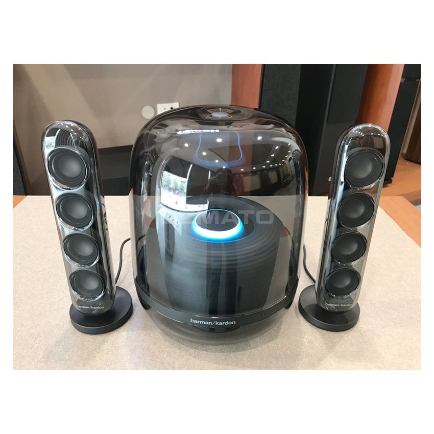 Harman Kardon SoundSticks 4-2.1 Bluetooth Speaker System with Deep Bass and Inspiring Industrial Design (low inventory) - Black 