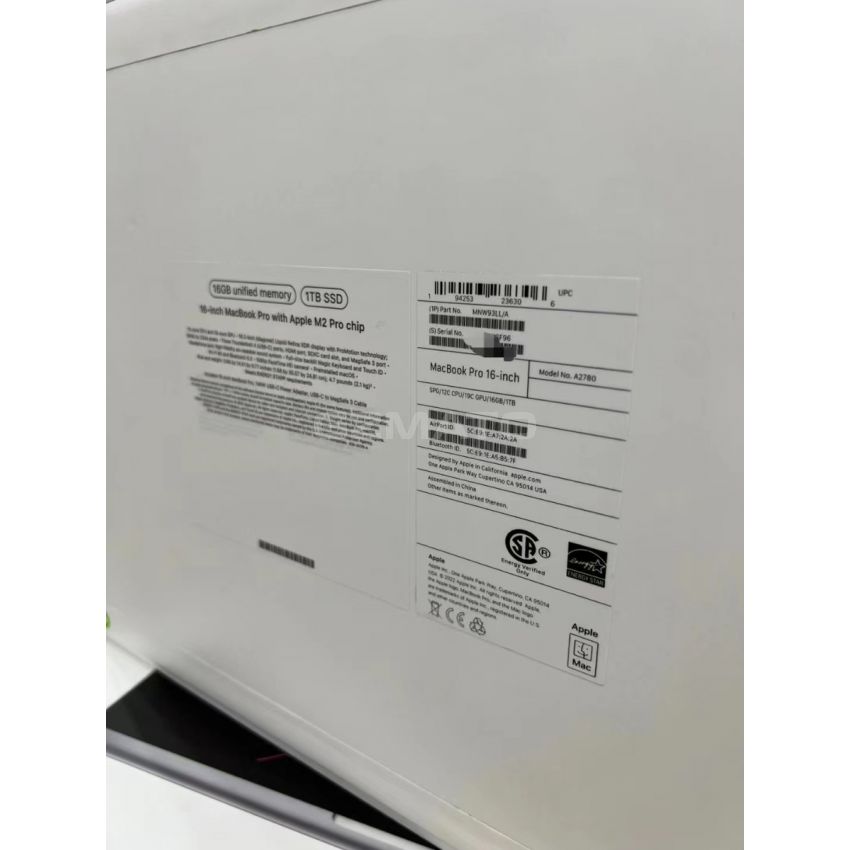 Apple - MacBook Pro 16-Inch - M2 Pro Chip - 16GB Unified Memory 1TB Storage - USA Version MNW93LL/A