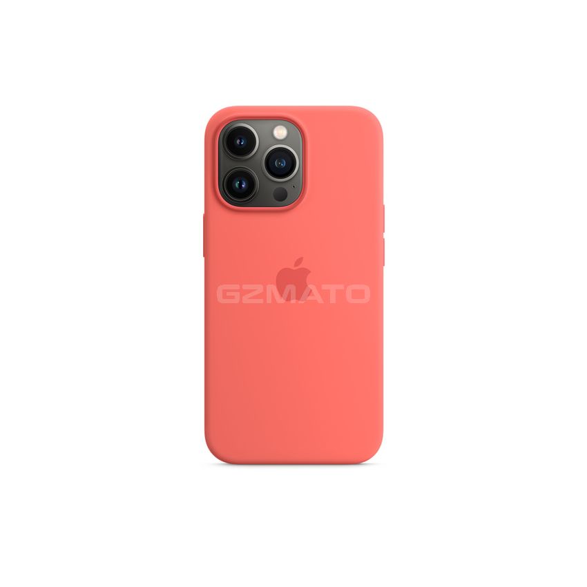 Apple iPhone 13 Pro Max Silicone Case with MagSafe-Pink Pomelo-6.7-Inch
