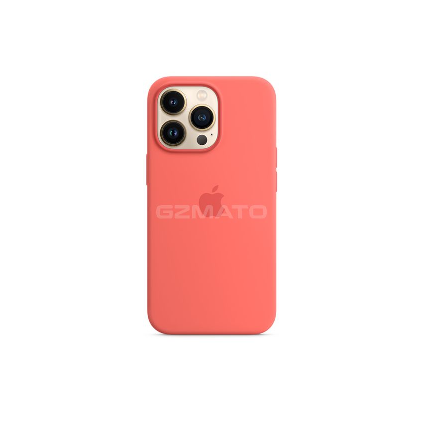 Apple iPhone 13 Pro Silicone Case with MagSafe-Pink Pomelo-6.1-Inch